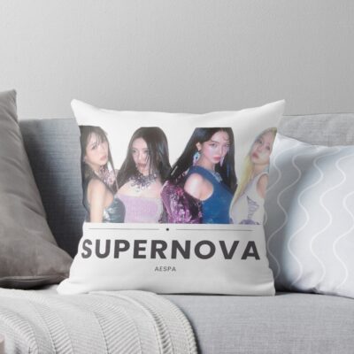Supernova Poster Throw Pillow