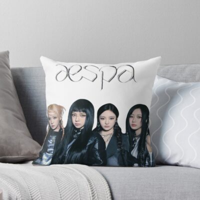 Aespa Throw Pillow